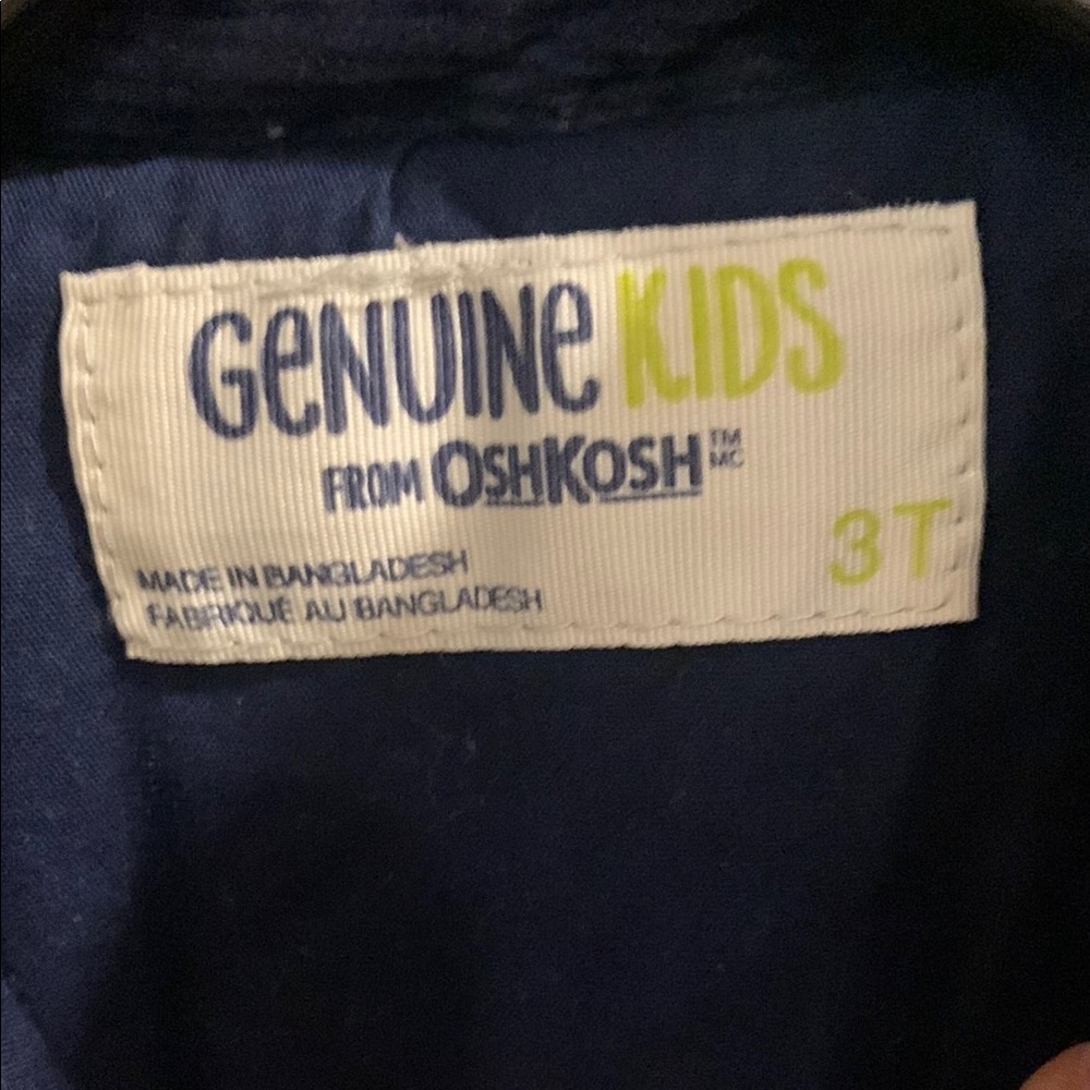 Oshkosh Gray Quilted Vest size 3T - Picture 3 of 3